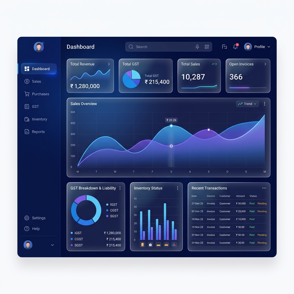 Codweb Premium Dashboard Interface